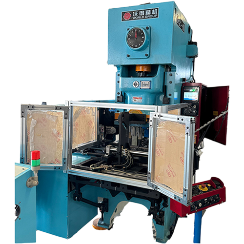 1升/4升方形罐/油罐/汽油罐盖端盖生产线送料机冲压机